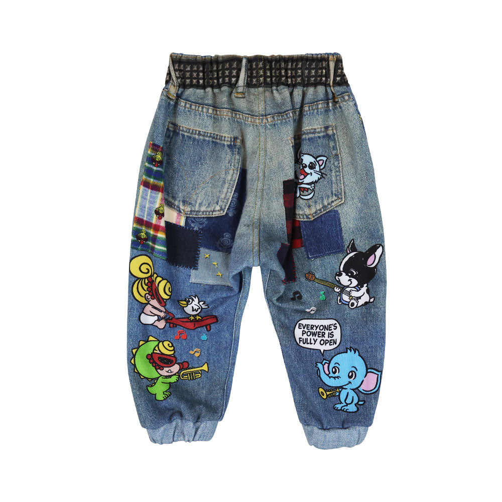 [7月予約商品]BAND WAGON Like a denim Viscotex 裏毛パンツ