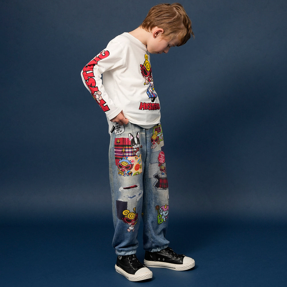 [7月予約商品]BAND WAGON Like a denim Viscotex 裏毛パンツ