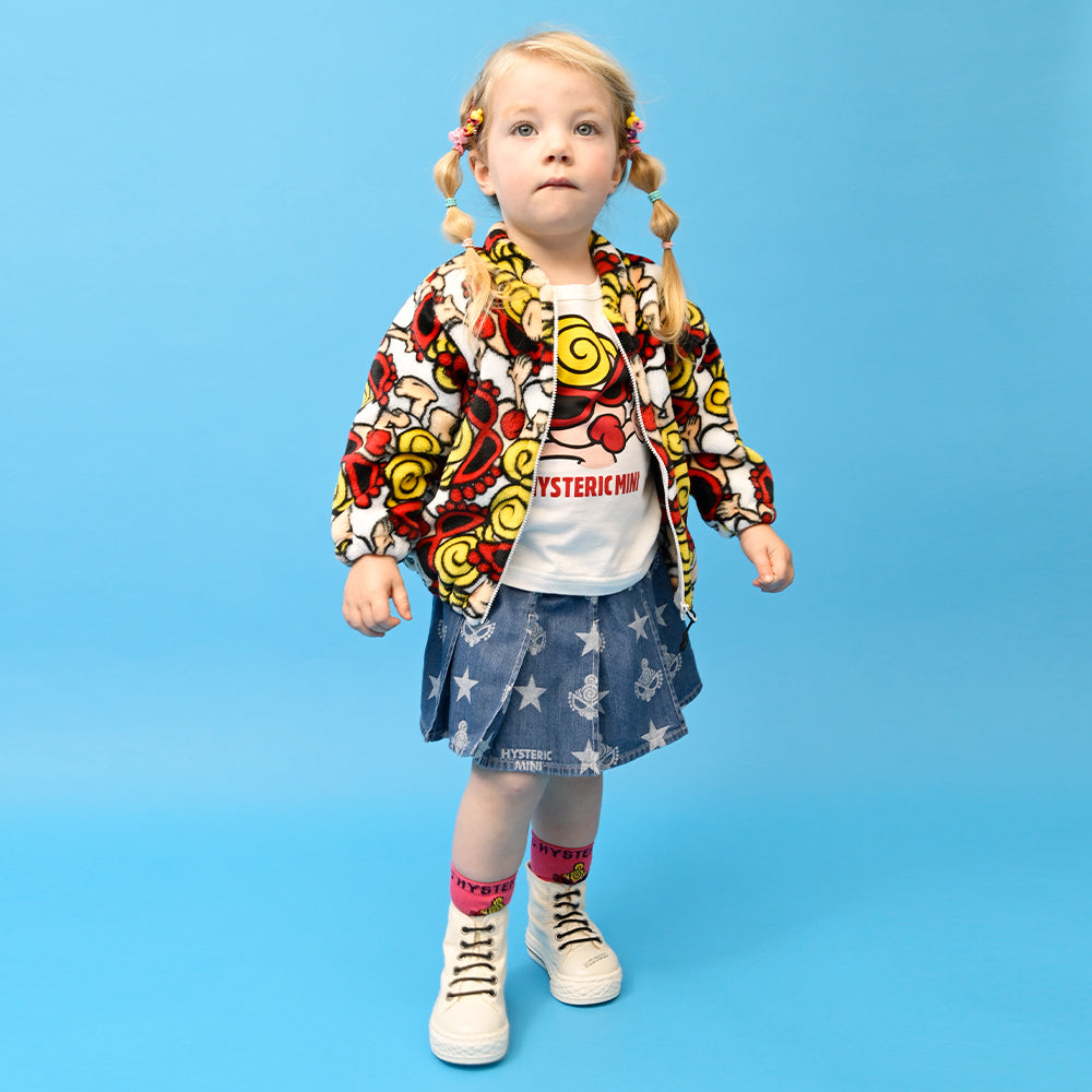 MINI 総柄 マイクロフリース ブルゾン