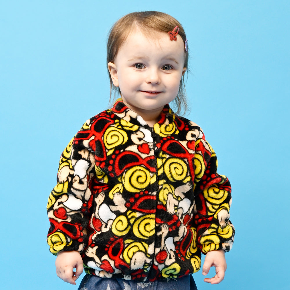 MINI 総柄 マイクロフリース ブルゾン