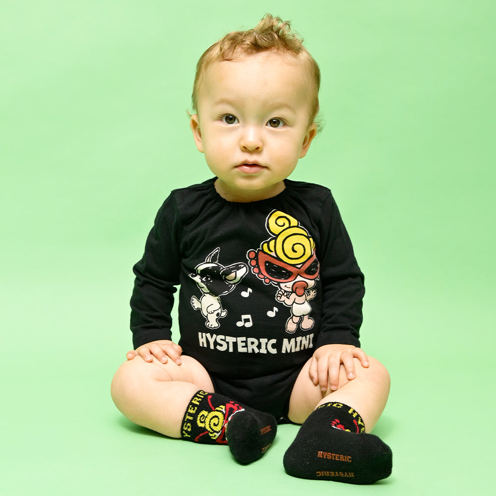 [6月予約商品]LITTLE SWING WITH J 長袖ロンパース