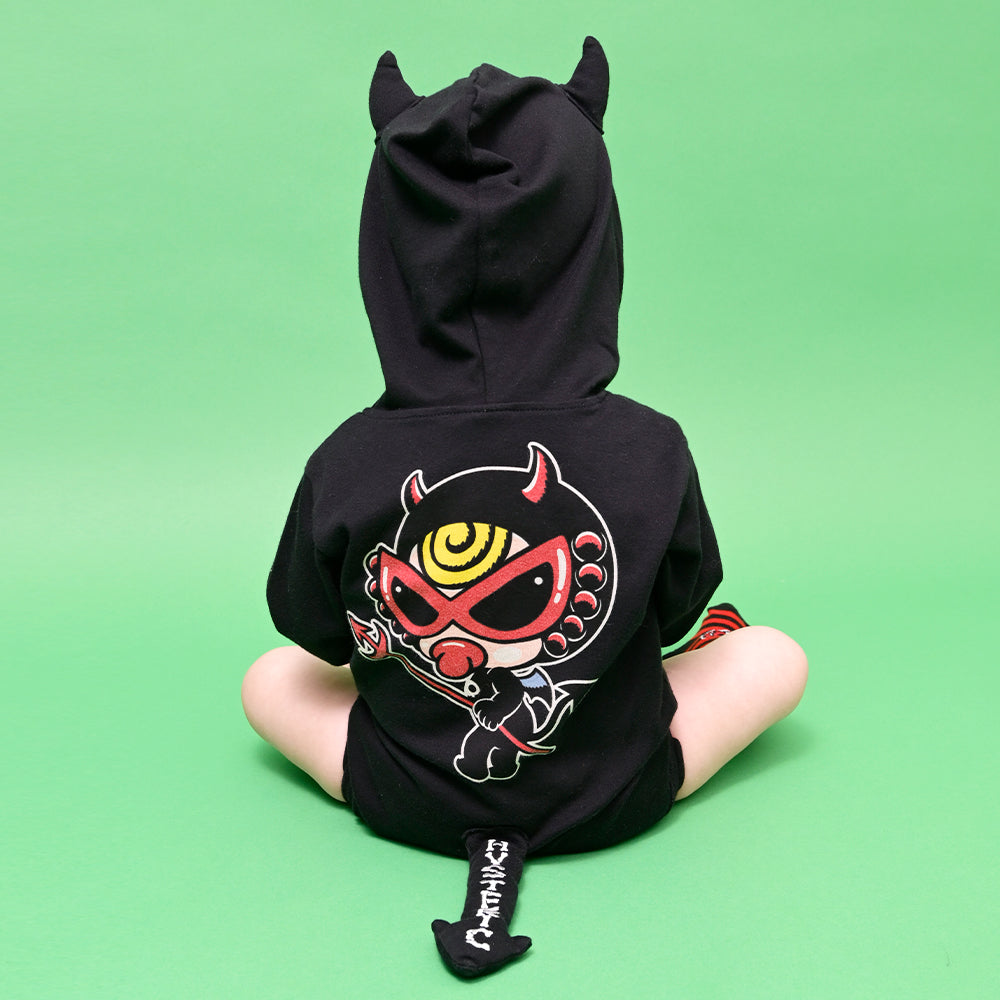 [6月予約商品]DEVILKIN しっぽ&つの付き 長袖ロンパース