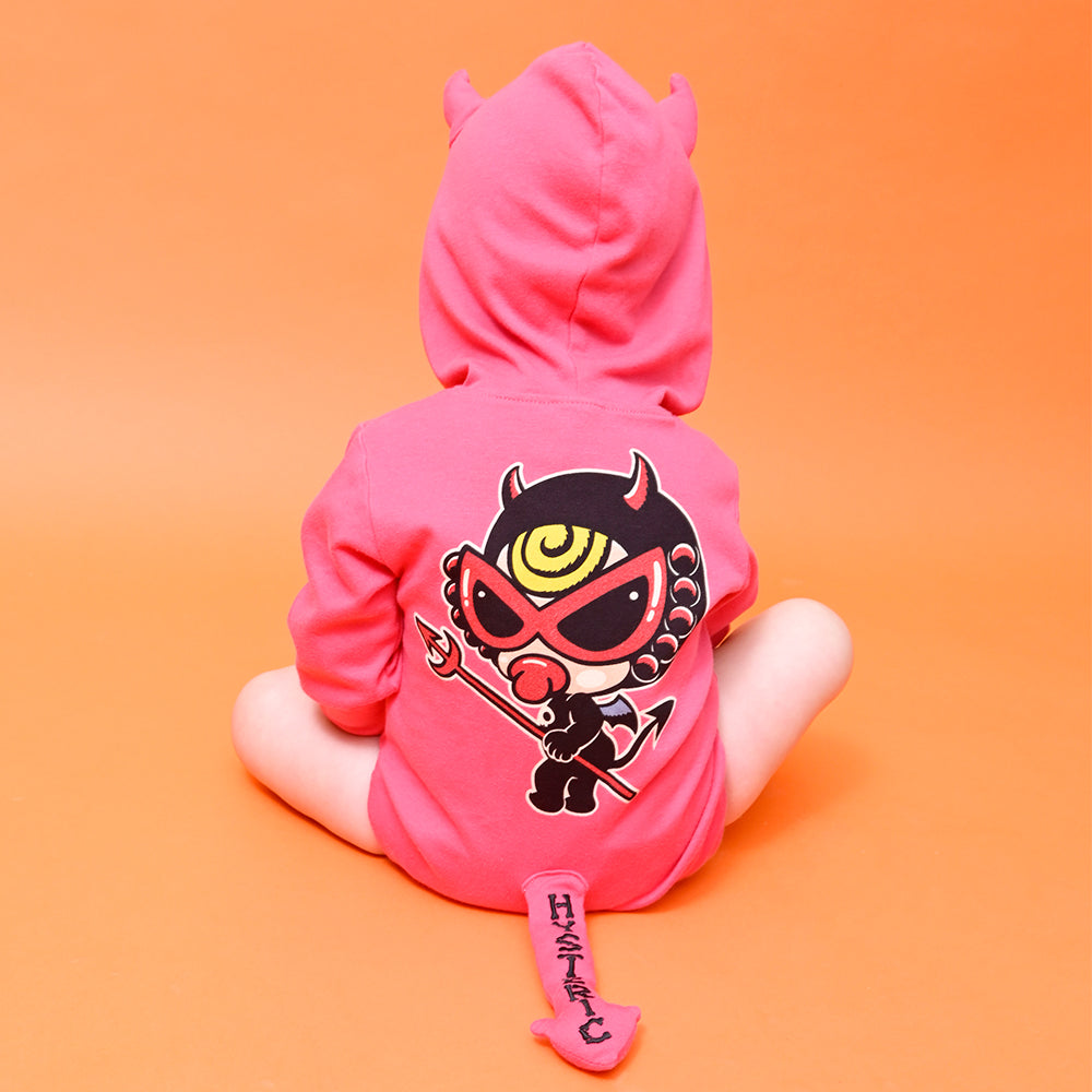 [6月予約商品]DEVILKIN しっぽ&つの付き 長袖ロンパース