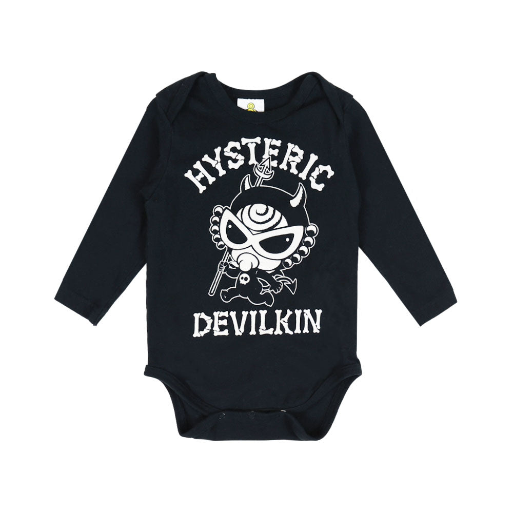 最終値下げ新品　HYSTERIC DEVILKIN デビルロンパース　70-80 7月予約商品]DEVILKIN 被り 長袖ロンパース – Hystericmini OnlineStore