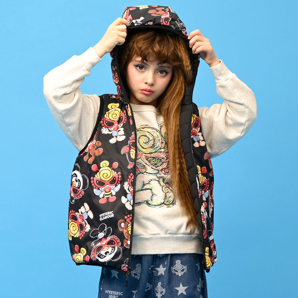 PLUMP MINI 総柄 RV ベスト