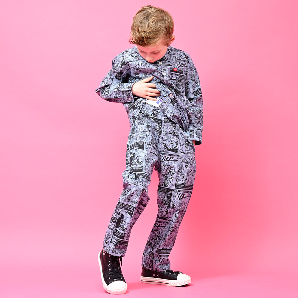 [7月予約商品]HYSTERIC THE ROBO総柄 ストレートパンツ