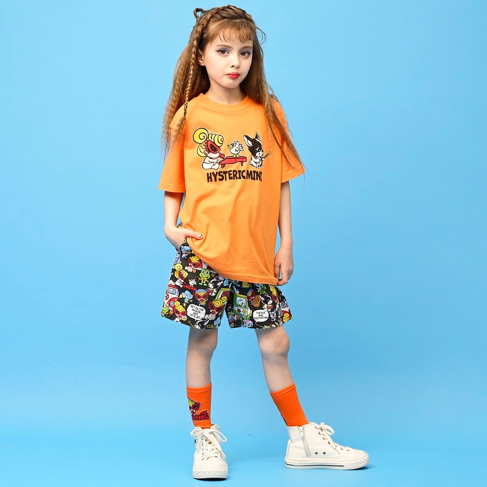 [6月予約商品]BAND WAGON総柄 ショートパンツ