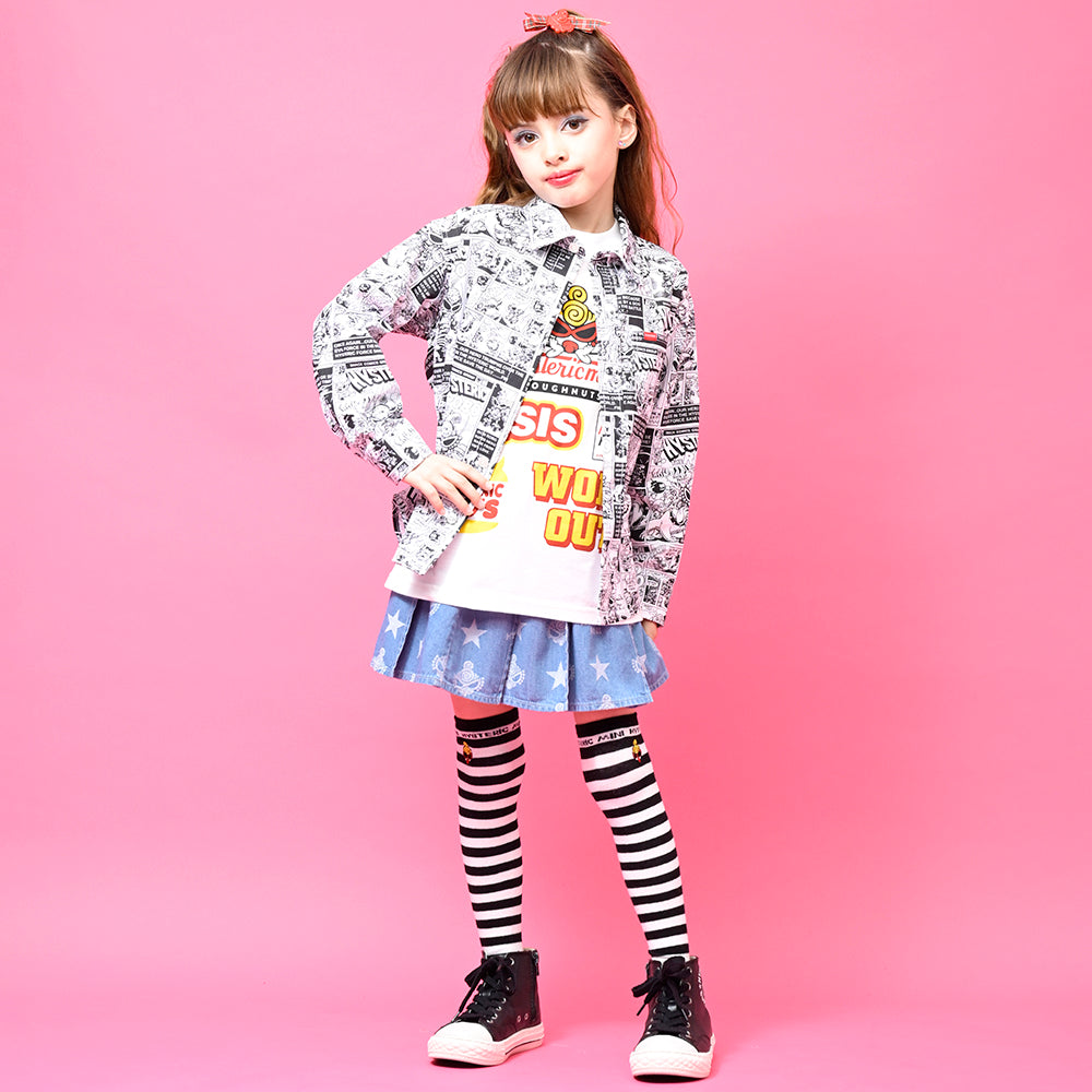 STAR WITH MINI JQ プリーツスカート