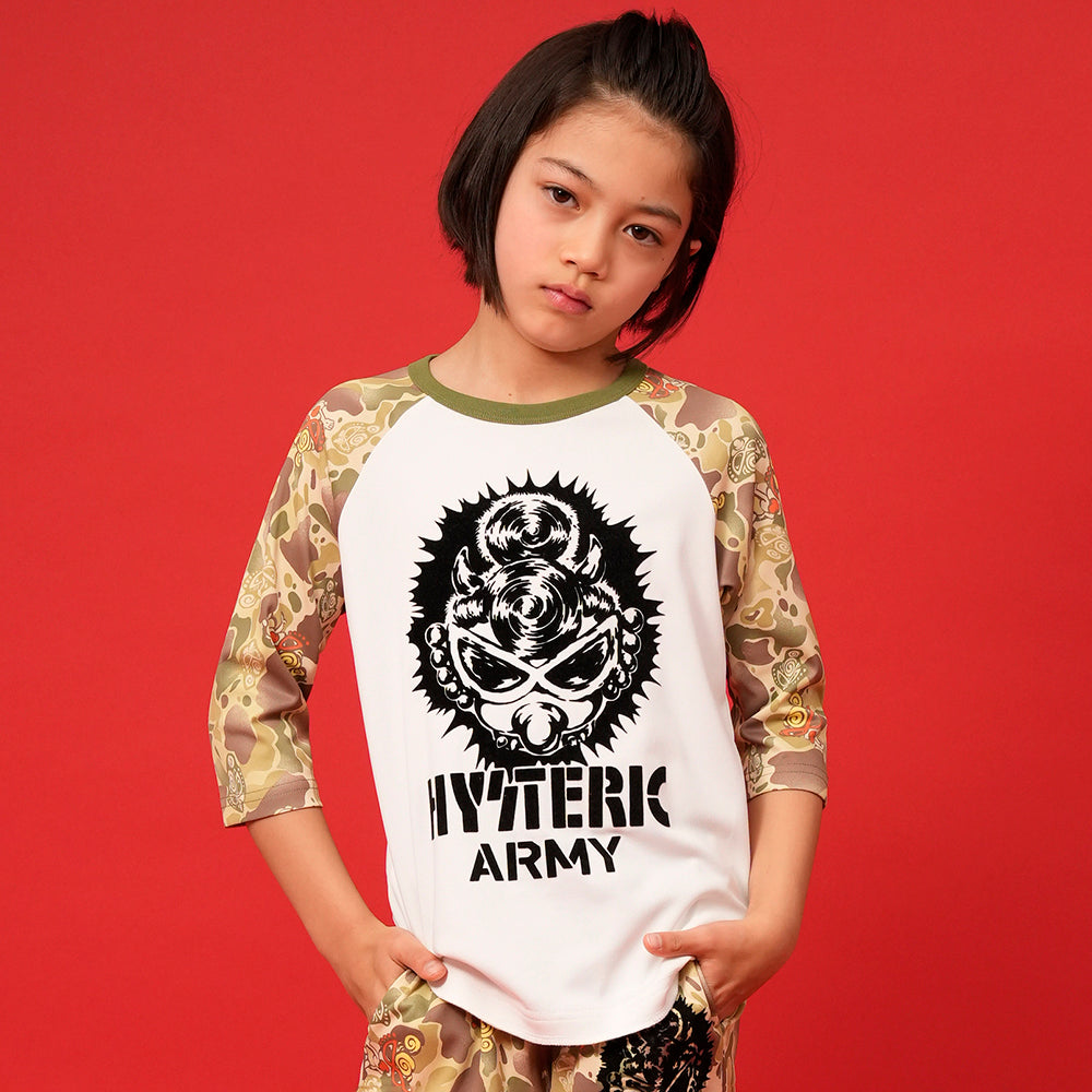 吸水速乾 DUCK HUNTER CAMO 7分丈 ラグランTシャツ