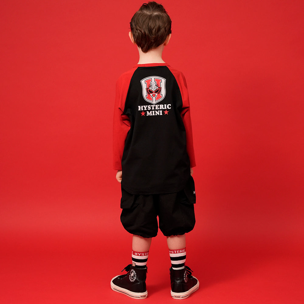 吸水速乾 HUSTLE OF DEVILS ラグランTシャツ