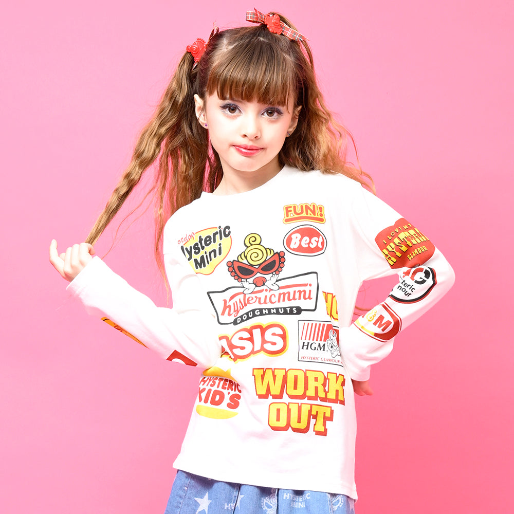[7月予約商品]BIG LOGO COLLAGE 長袖Tシャツ