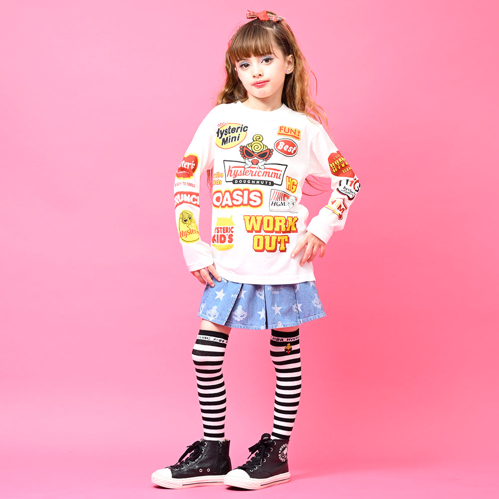 [7月予約商品]BIG LOGO COLLAGE 長袖Tシャツ