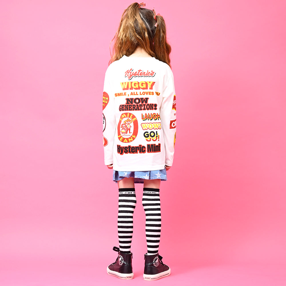 [7月予約商品]BIG LOGO COLLAGE 長袖Tシャツ
