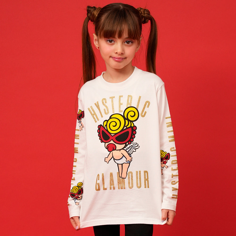 [7月予約商品]GLITTERING ANGEL MINI 長袖Tシャツ