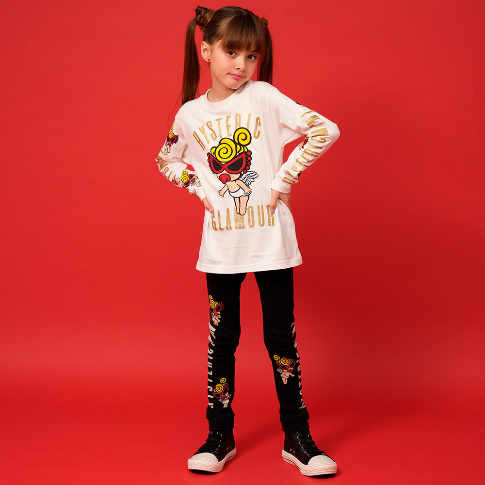 [7月予約商品]GLITTERING ANGEL MINI 長袖Tシャツ