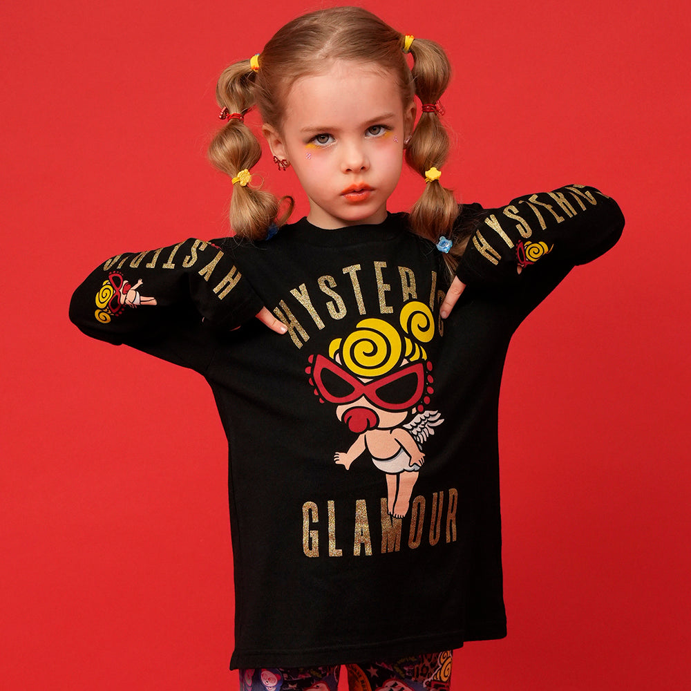 [7月予約商品]GLITTERING ANGEL MINI 長袖Tシャツ