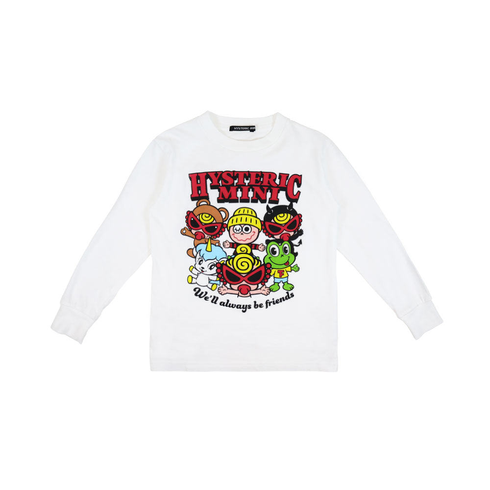 [7月予約商品]HYSTERIC MINI ALL STARS 長袖Tシャツ