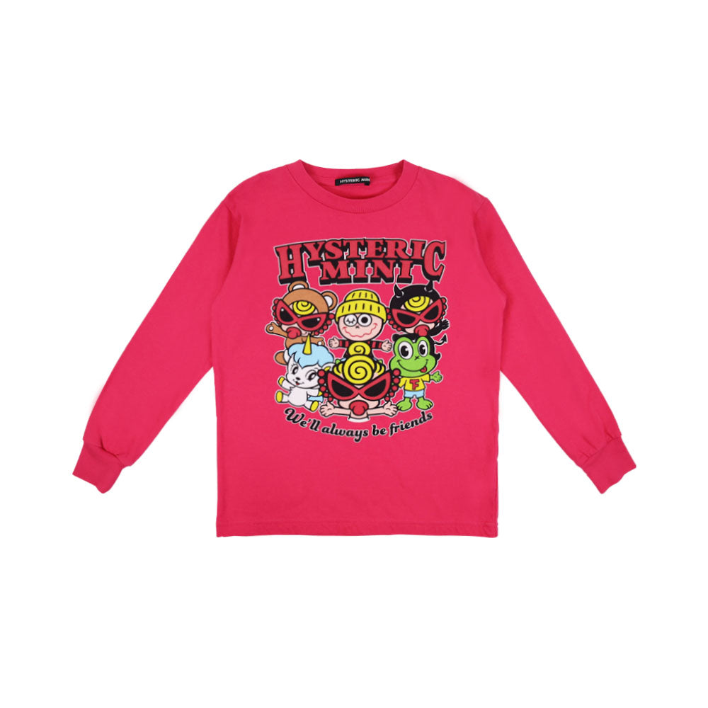 7月予約商品]HYSTERIC MINI ALL STARS 長袖Tシャツ – Hystericmini