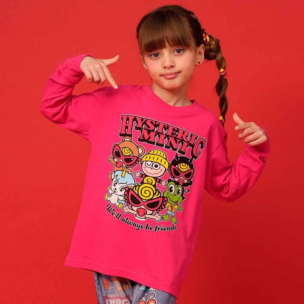 [7月予約商品]HYSTERIC MINI ALL STARS 長袖Tシャツ