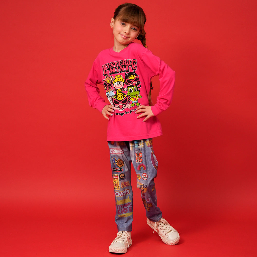 [7月予約商品]HYSTERIC MINI ALL STARS 長袖Tシャツ