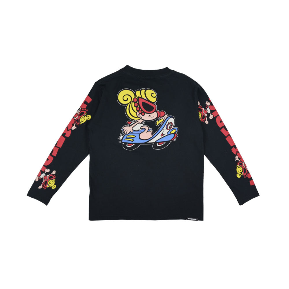 [7月予約商品]HIGH MINI STAR 長袖Tシャツ