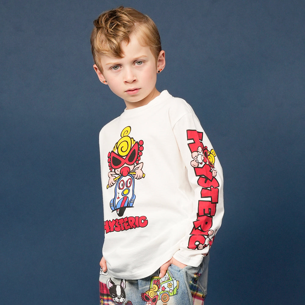 [7月予約商品]HIGH MINI STAR 長袖Tシャツ