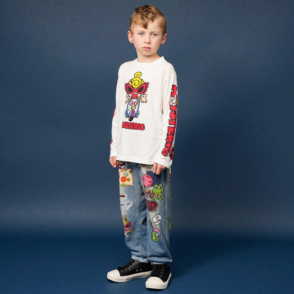 [7月予約商品]HIGH MINI STAR 長袖Tシャツ