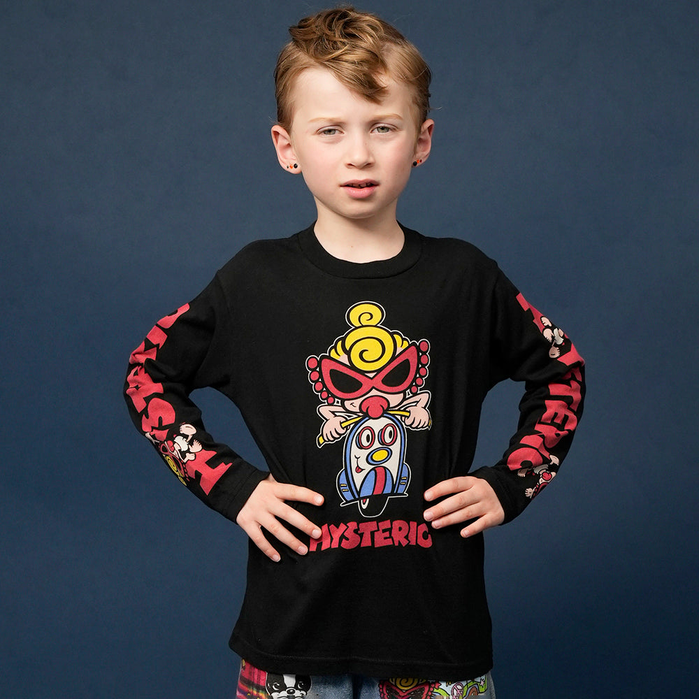 [7月予約商品]HIGH MINI STAR 長袖Tシャツ