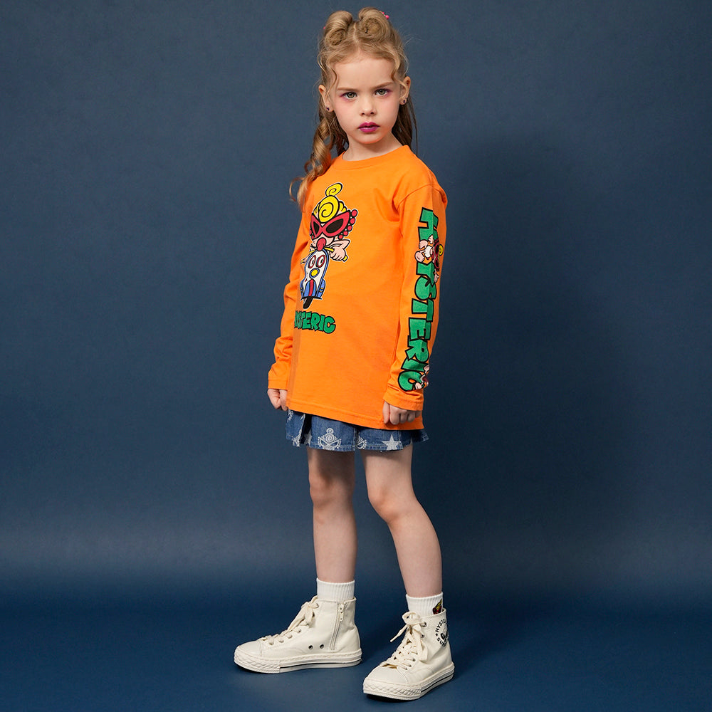 [7月予約商品]HIGH MINI STAR 長袖Tシャツ
