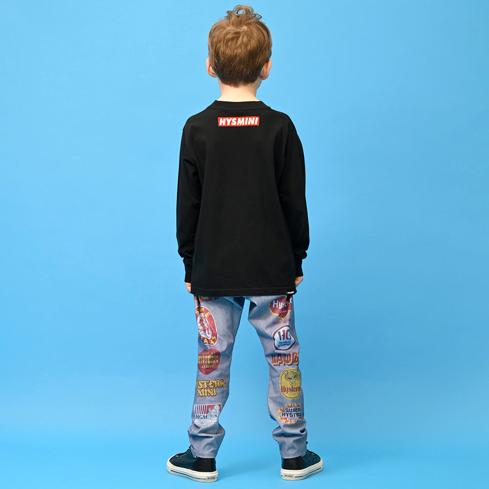 [7月予約商品]スパンコール BOX LOGO 長袖Tシャツ