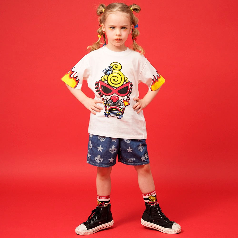[6月予約商品]DRIVE LIKE A FIRE 半袖Tシャツ