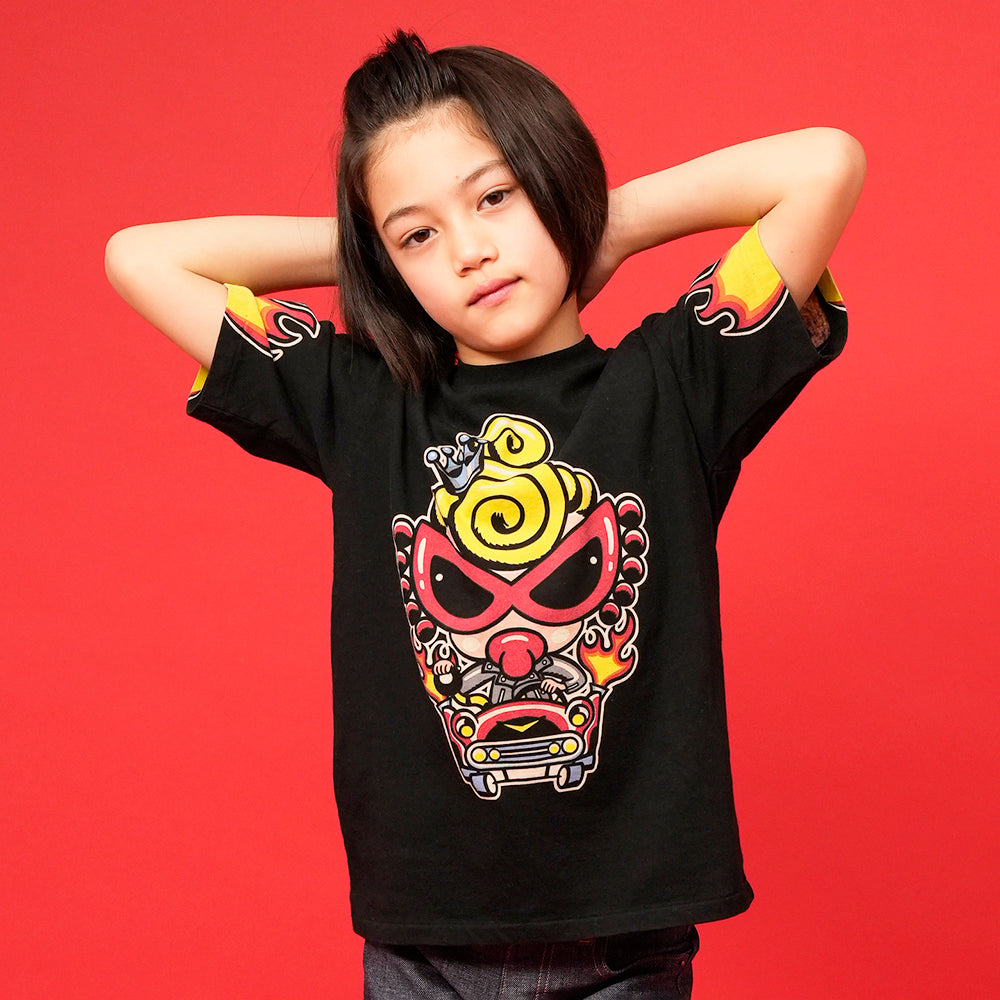 [6月予約商品]DRIVE LIKE A FIRE 半袖Tシャツ