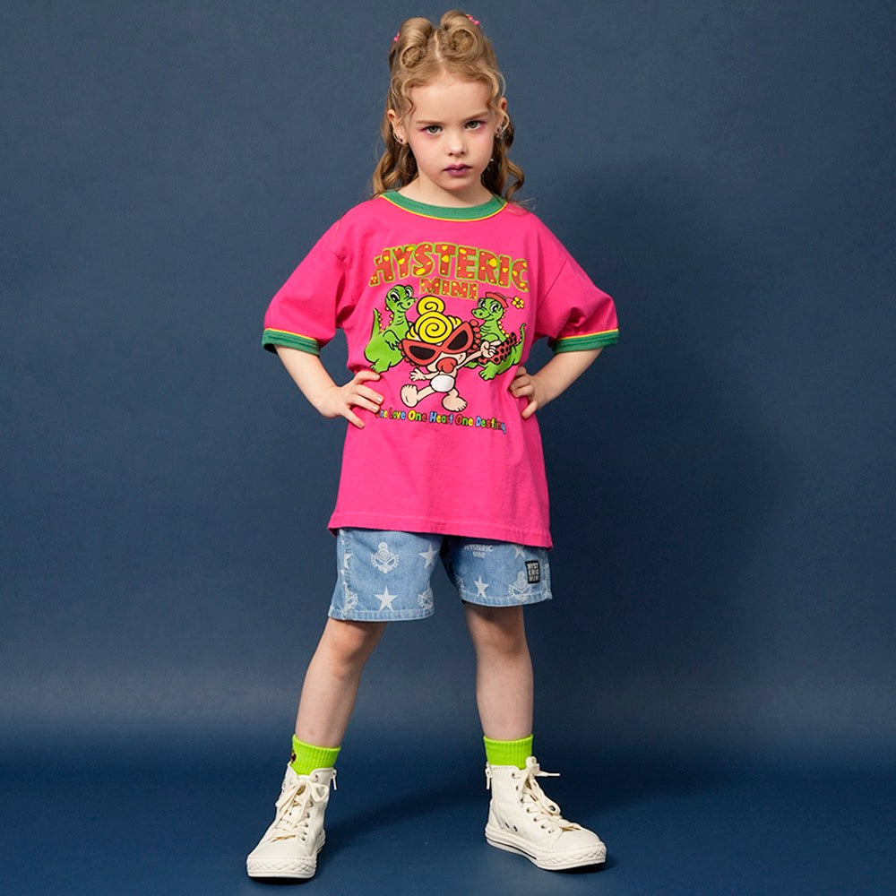 [6月予約商品]MINI WITH BOB&MARIE リンガーTシャツ