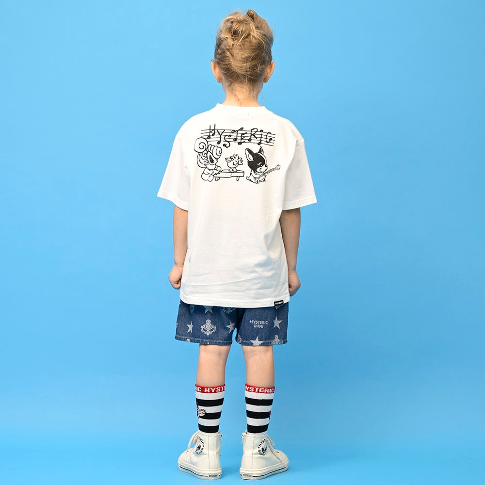 [6月予約商品]A DRIVE WITH HYS MINI BAND WAGON 半袖Tシャツ