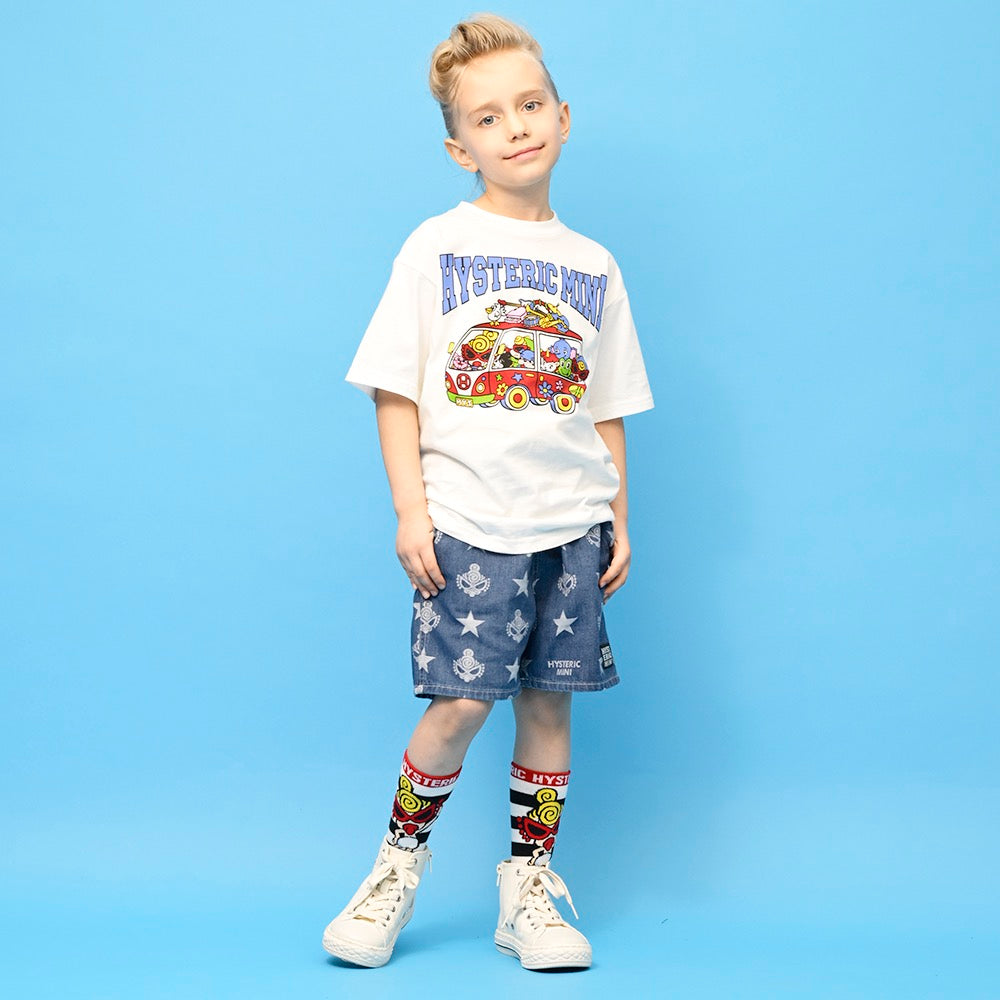 [6月予約商品]A DRIVE WITH HYS MINI BAND WAGON 半袖Tシャツ