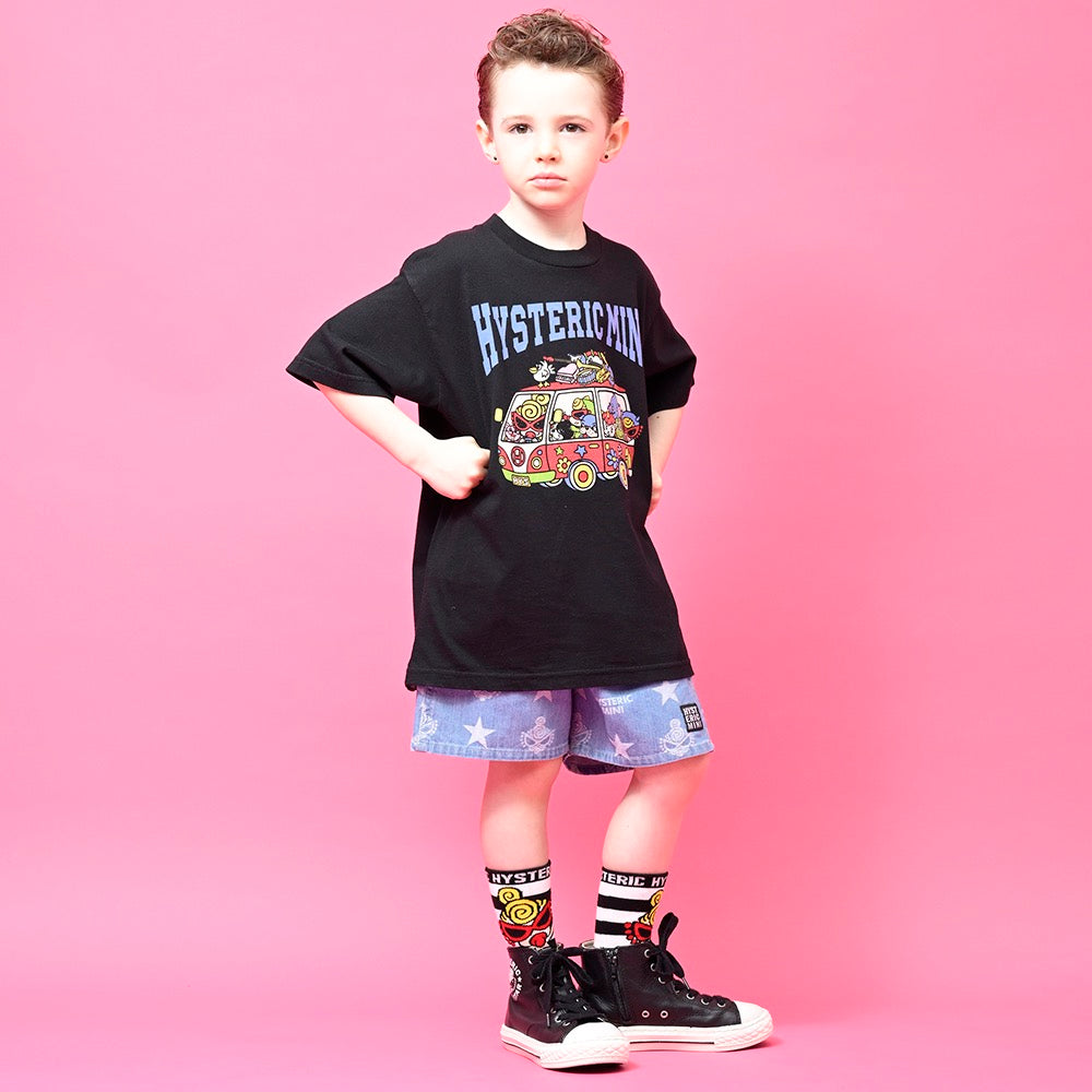 [6月予約商品]A DRIVE WITH HYS MINI BAND WAGON 半袖Tシャツ