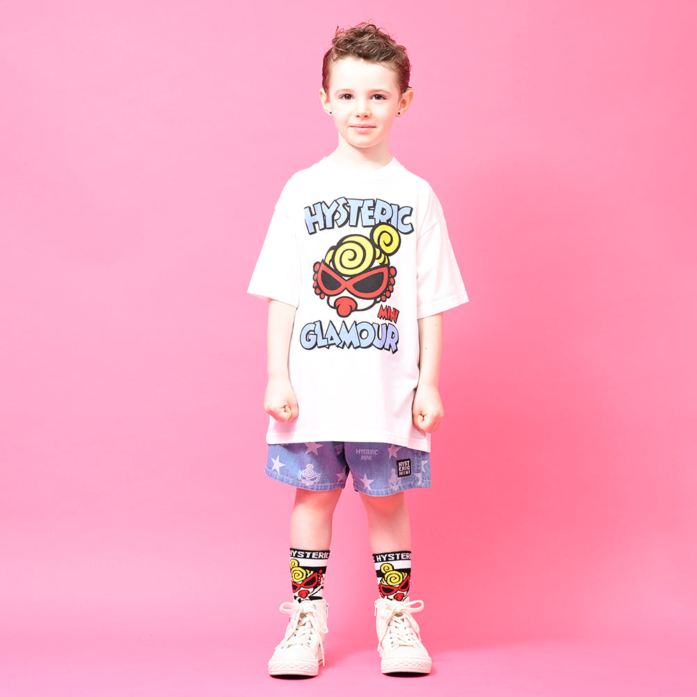 [6月予約商品]MINI FACE WITH SPEECH BALLOON 半袖Tシャツ