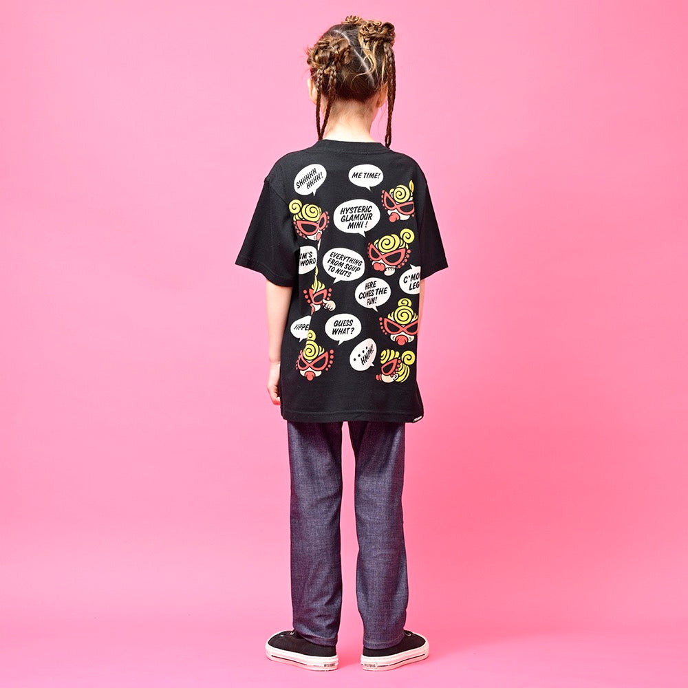 [6月予約商品]MINI FACE WITH SPEECH BALLOON 半袖Tシャツ