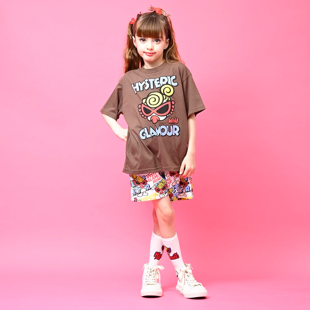 [6月予約商品]MINI FACE WITH SPEECH BALLOON 半袖Tシャツ