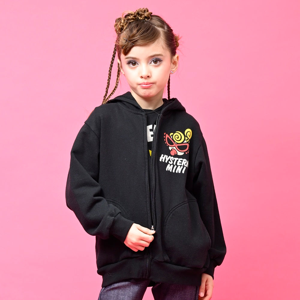 [6月予約商品]MINI FACE WITH SPEECH BALLOON 裏毛 パーカー ADULT SIZE