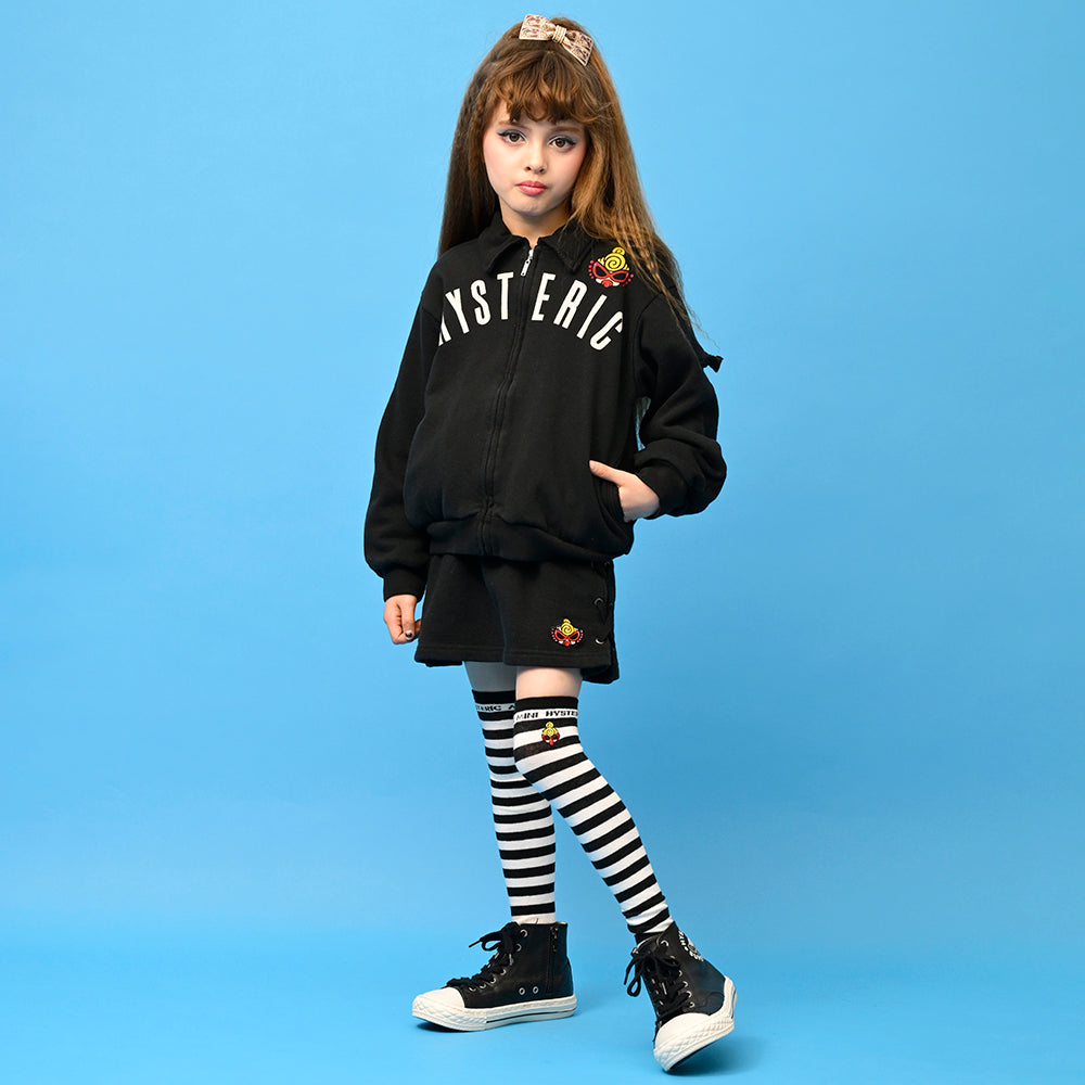 フリル付き MINI FACE 裏毛ブルゾン