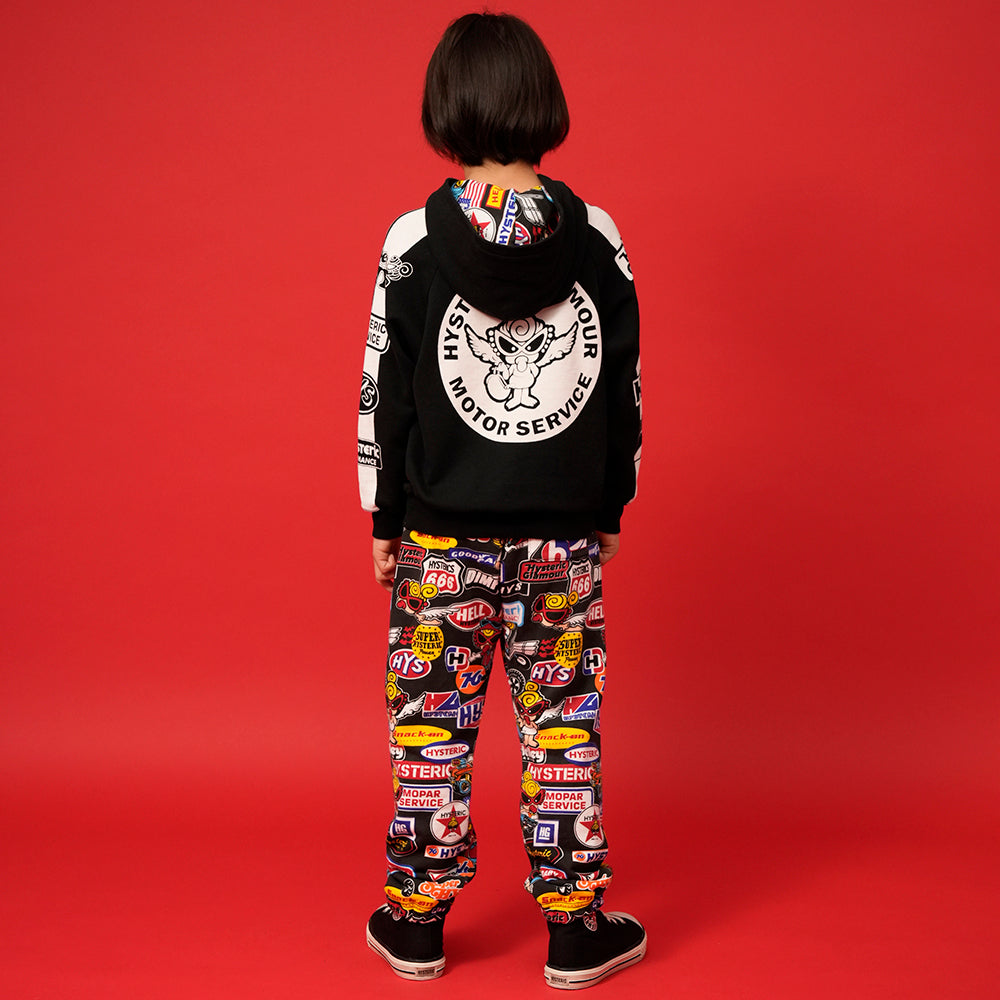 MOTOR BABY M LOGO 裏毛パーカー