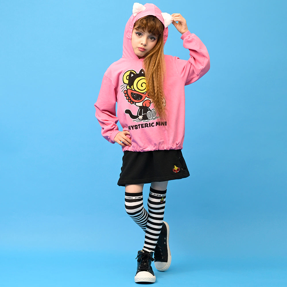 MEOW MINI 耳付き 薄手パーカー