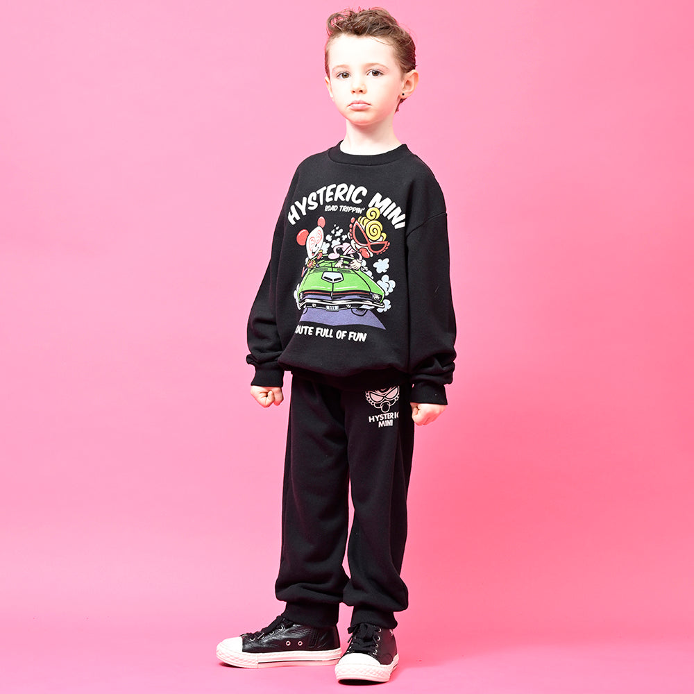 MINI FACE&LOGO 裏毛スウェットパンツ