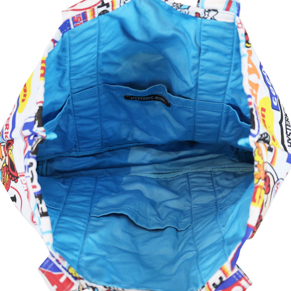 [7月予約商品]MOTOR BABY総柄 横長トートバッグ