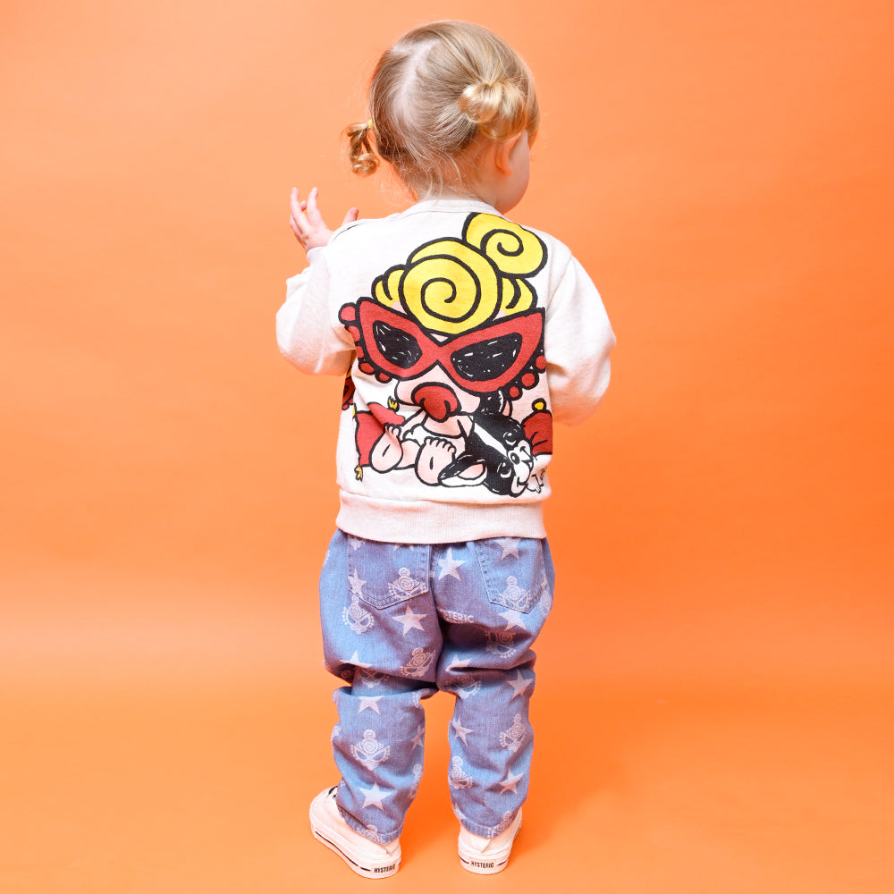 [9月予約商品]LITTLE SWING WITH J 裏毛トレーナー