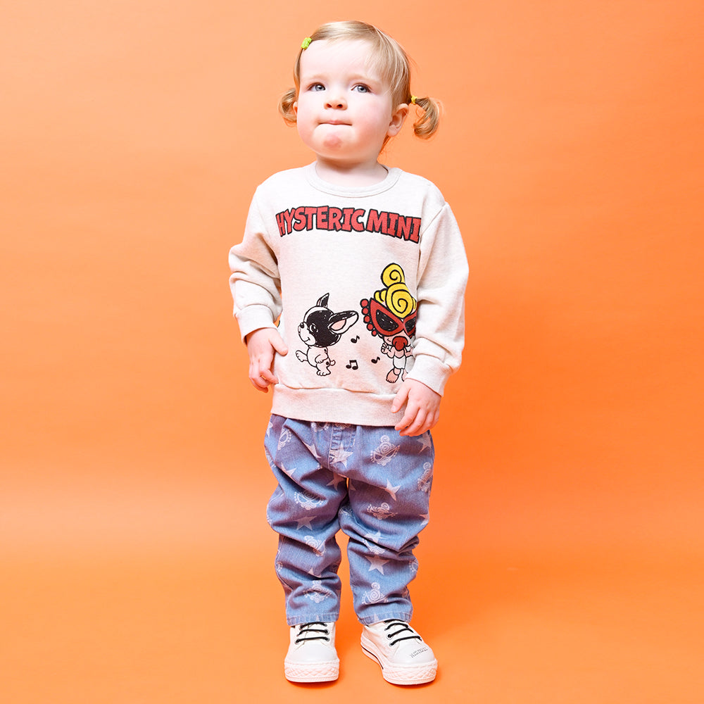 [9月予約商品]LITTLE SWING WITH J 裏毛トレーナー