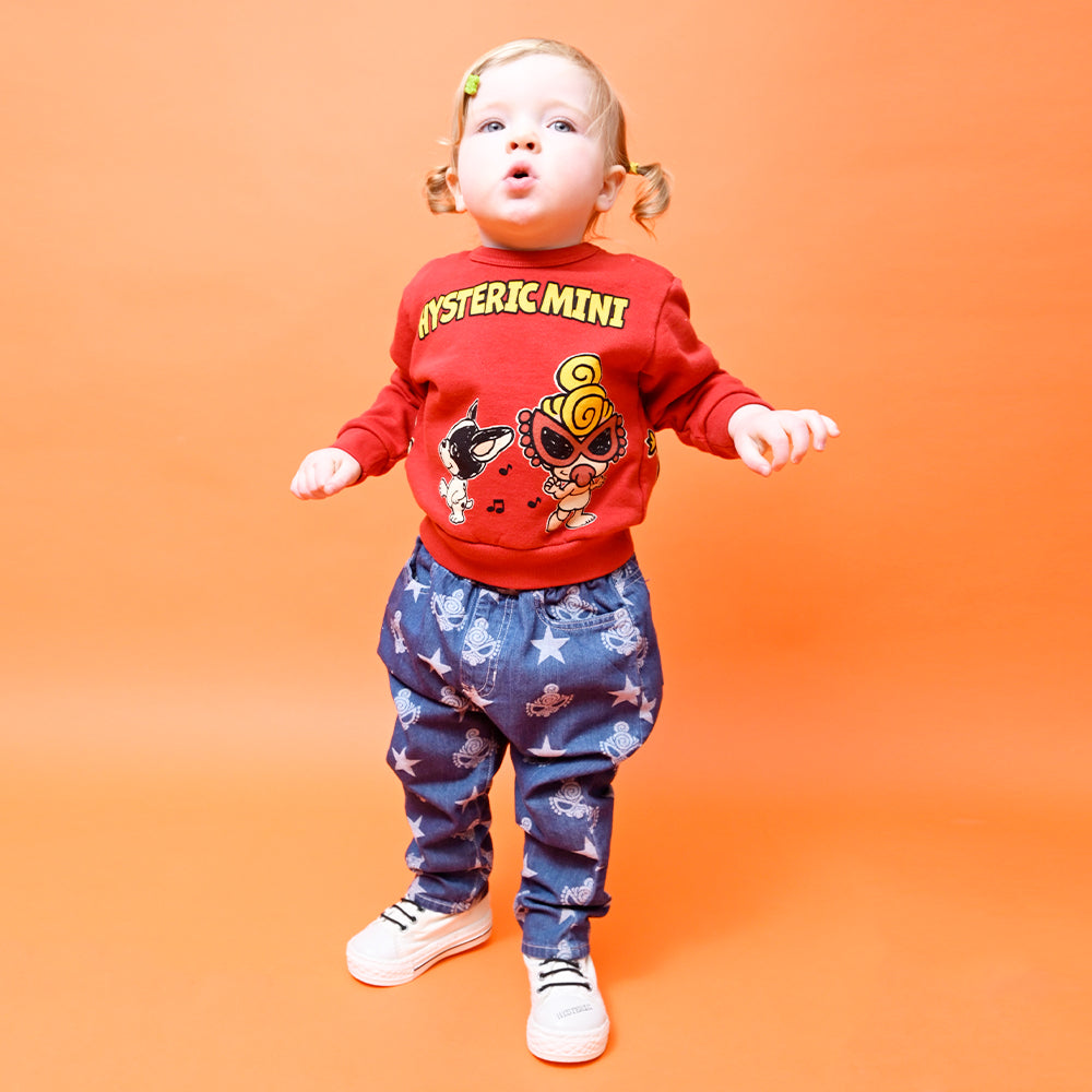 [9月予約商品]LITTLE SWING WITH J 裏毛トレーナー