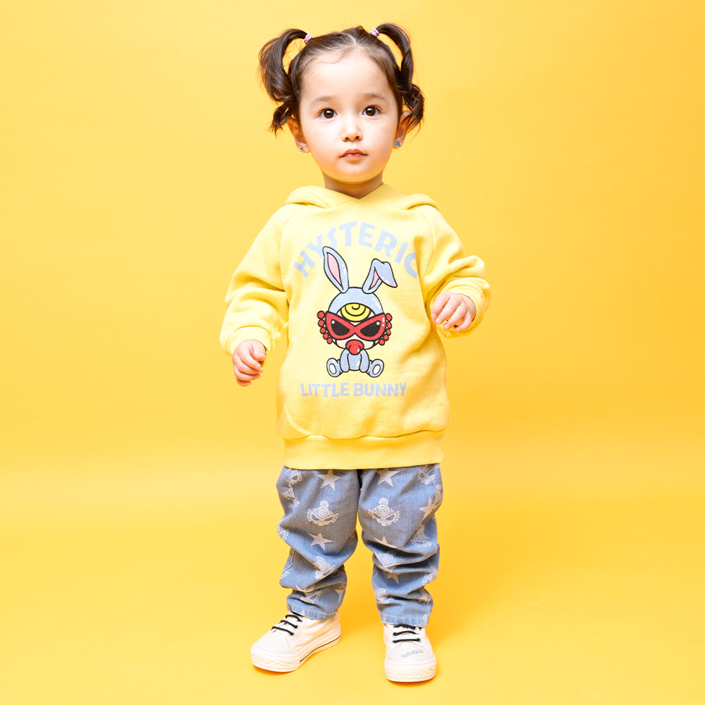 [10月予約商品]LITTLE BUNNY 耳付き 裏起毛パーカー