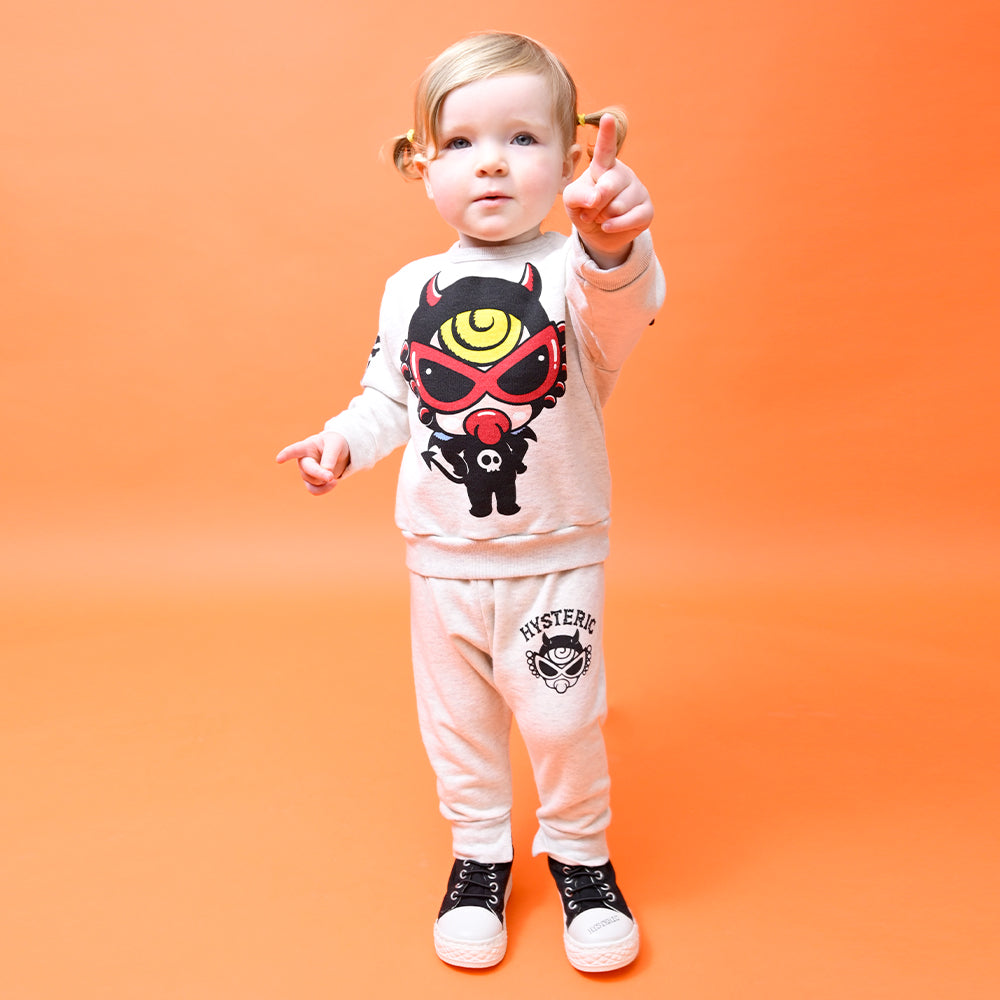 [9月予約商品]DEVILKIN しっぽ付き 10分丈 裏毛パンツ